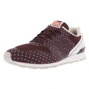 New‎ Balance 696 Reengineered Running Shoe Polka Dots Maroon 5.5